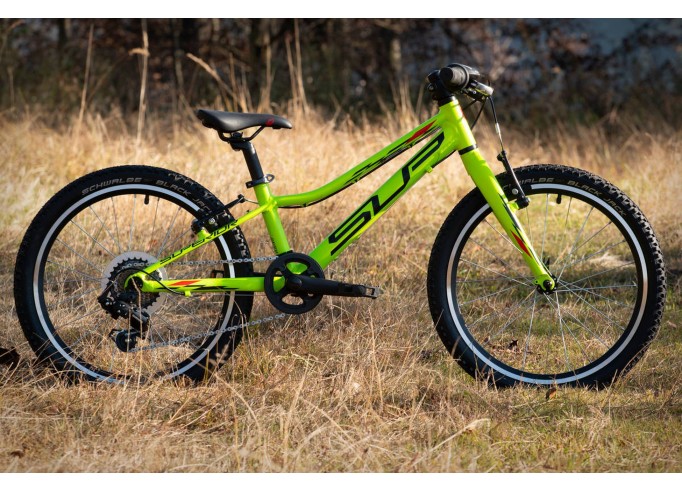 Kids bike Superior Racer XC 20 Matte Lime/Black/Red
