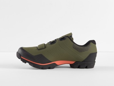 Shoe Bontrager Foray Olive Grey/Radioactive Orange (2022) 2