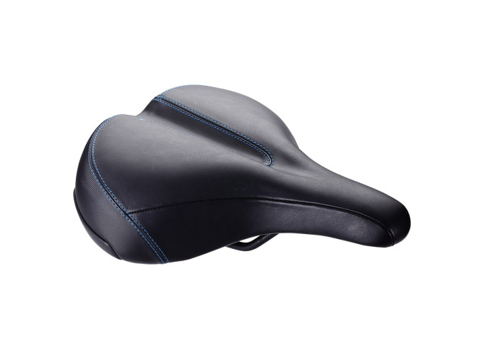 Saddle BBB BSD-103 ComfortPlus relaxed leather black 210x270mm