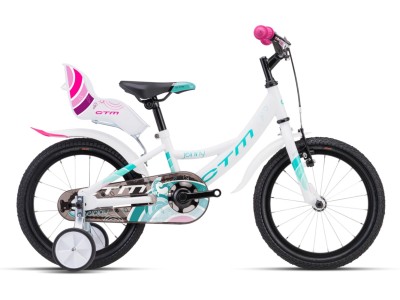 Kids bicycle CTM Jenny white/turquoise