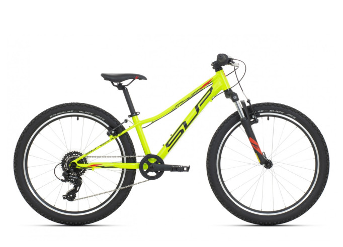 Superior Racer XC 24'' vaikiškas dviratis, Matte lime/Black/Red