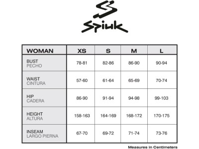 Shorts Spiuk Anatomic Woman black