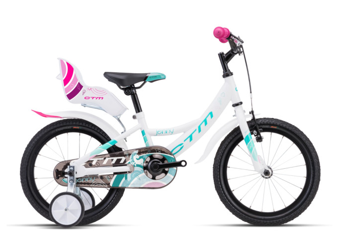 Kids bicycle CTM Jenny white/turquoise