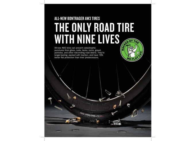 Bontrager AW3 Hard-Case Road Tyre, Black 700C