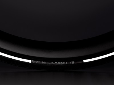 Bontrager AW3 Hard-Case Road Tyre, Reflective 700C