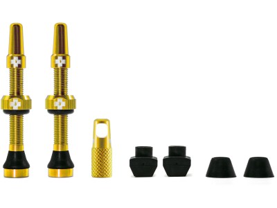 Tubeless valves Muc Off 44mm presta gold
