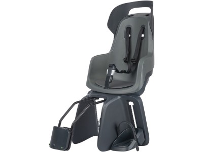 Child seat on frame Bobike GO Maxi Macaron Grey