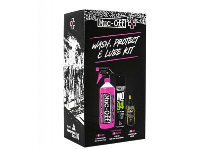 Muc-Off Wash Protect and Dry Lube komplektas