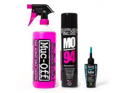 Muc-Off Wash Protect and Wet Lube komplektas 2