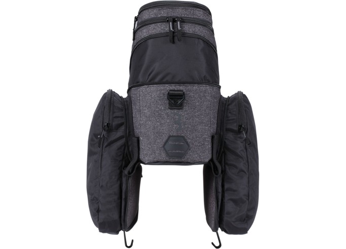 Bag BBB BSB-137 carrier bag CarrierPack extensions grey blend 36x16x21cm - 6.5