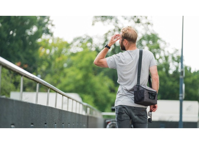 Bag BBB BSB-139 handlebar bag FrontPack grey blnd 26x16x18cm - 5.5L