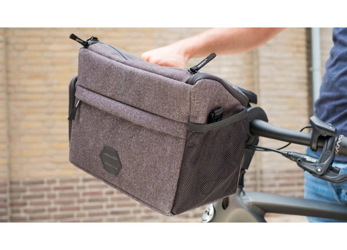 Bag BBB BSB-139 handlebar bag FrontPack grey blnd 26x16x18cm - 5.5L