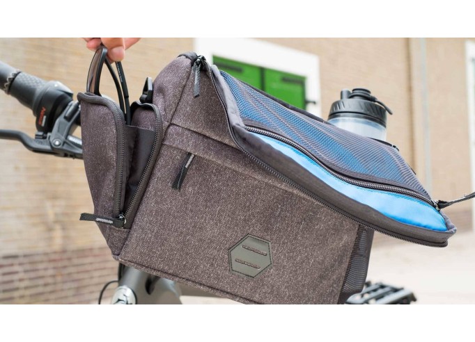 Bag BBB BSB-139 handlebar bag FrontPack grey blnd 26x16x18cm - 5.5L