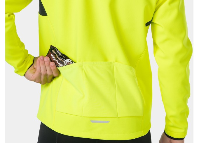 Cycling Jacket Bontrager Circuit Softshell yellow