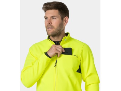 Cycling Jacket Bontrager Circuit Softshell yellow