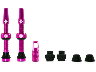 Tubeless valves Muc Off presta pink (pair)