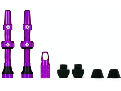 Tubeless valves Muc Off presta purple (pair)