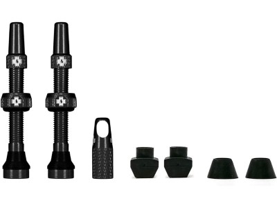 Tubeless valves Muc Off presta black (pair)