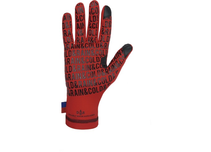 Glove SPIUK PROFIT Cold&Rain DWR red
