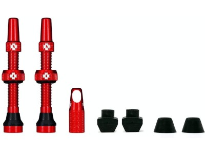 Tubeless valves Muc Off 44mm presta red