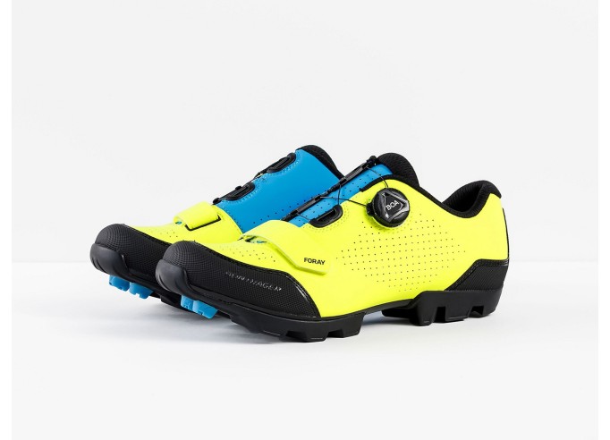 Shoe Bontrager Foray Radioactive Yellow/Waterloo Blue