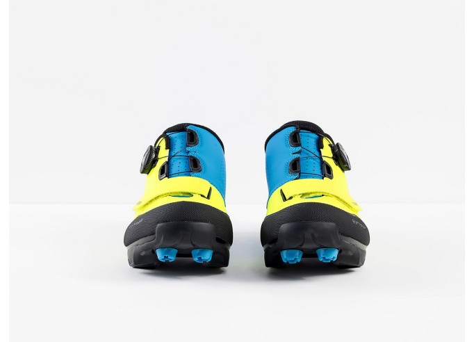 Shoe Bontrager Foray Radioactive Yellow/Waterloo Blue