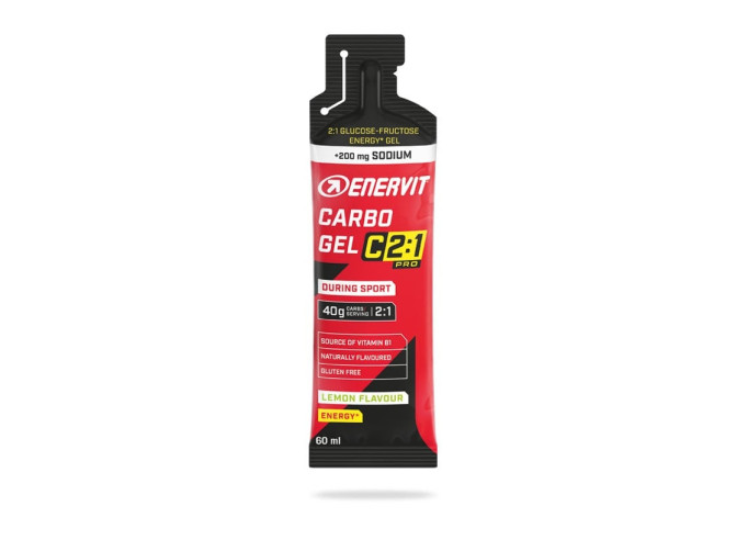 Enervit Carbo Gel C2:1PRO Lemon with Sodium