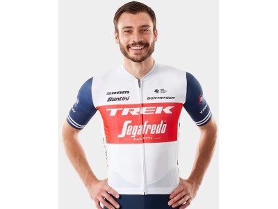 Jersey Santini Trek-Segafredo Pro Team White/Blue