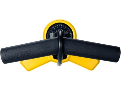 Floor pump BBB BFP-27 AirSteel yellow