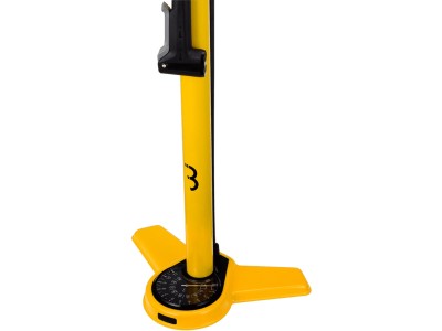 Floor pump BBB BFP-27 AirSteel yellow