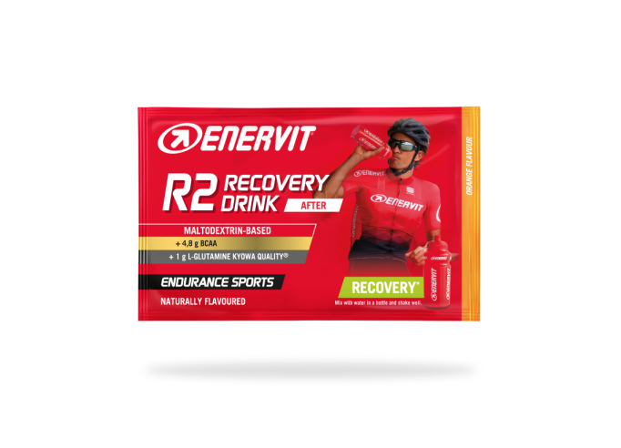 Enervit Sport R2 Recovery Drink Powder, Orange, 50g