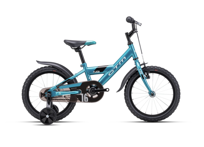 Kids bicycle CTM Flash dark turquoise pearl