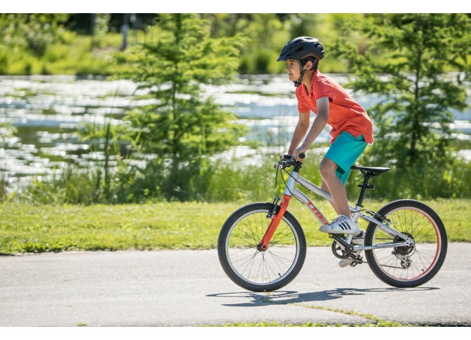 Kids bike TREK Wahoo 20 Quicksilver / Roarange