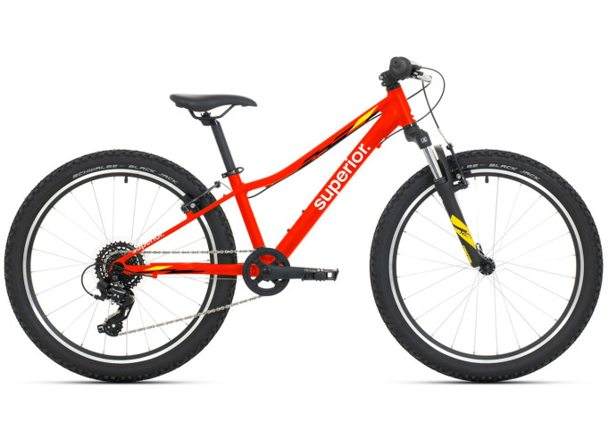 Kids bike Superior Racer 24 Gloss Red