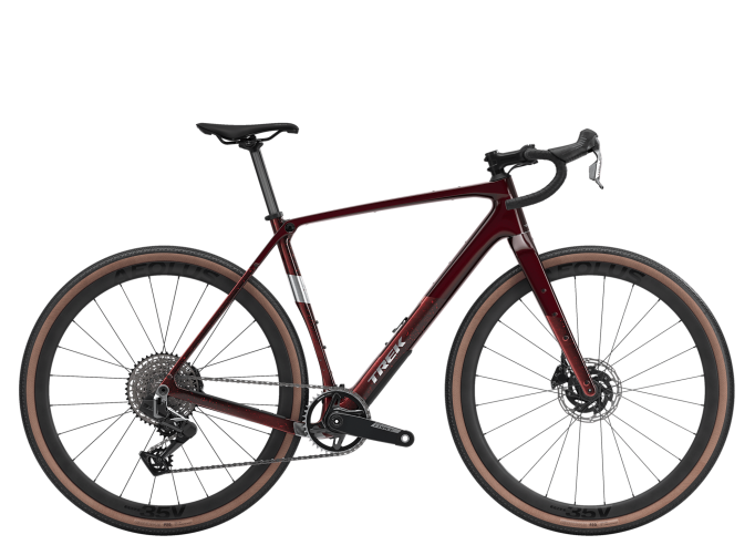 Gravel bicycle TREK Checkpoint SL 7 AXS Gen 3 Dark Red/Carbon Red Smoke Splatter