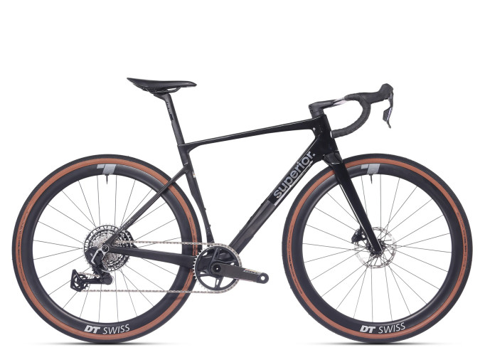 Gravel bike Superior XR 9.8 GR Matte Carbon / Gloss Black