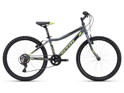 CTM Berry 1.0 vaikiškas dviratis matt grey/lime