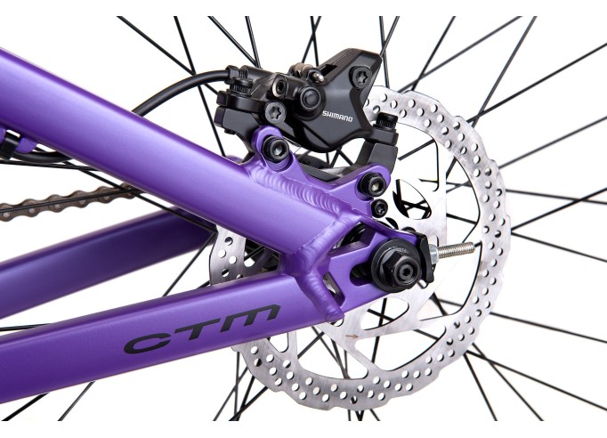 CTM Dirtking Xpert matt violet / black dirt jump dviratis