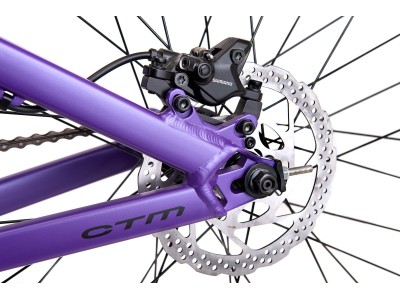 CTM Dirtking Xpert matt violet / black dirt jump dviratis