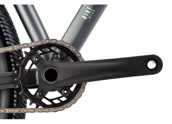 CTM Dirtking matt metalblack / lightgreen dirt jump dviratis