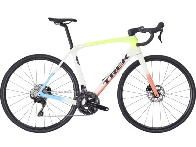 TREK Domane SL 5 Gen 4 plento dviratis | Era White/Glowstick/Coral Fade