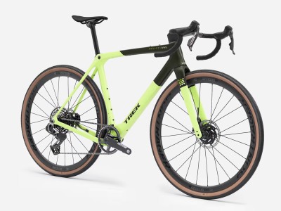 Gravel bicycle Trek Checkmate SLR 7 AXS Olive Drab/Glowstick 2