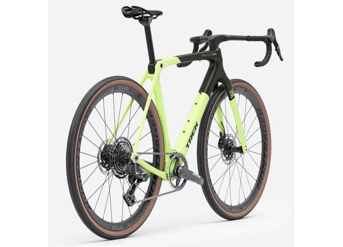 Gravel bicycle Trek Checkmate SLR 7 AXS Olive Drab/Glowstick