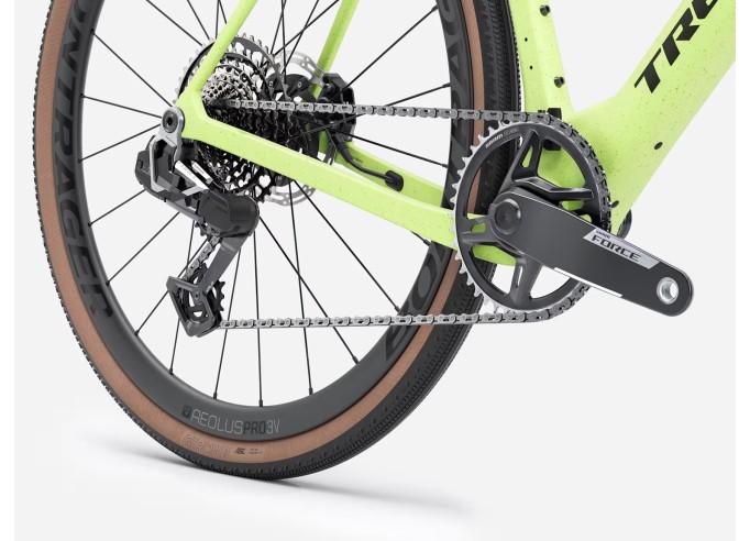 Gravel bicycle Trek Checkmate SLR 7 AXS Olive Drab/Glowstick