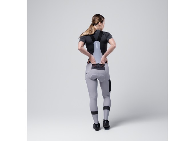 Bib tights Gobik GRIT WOMEN TAPIOCA