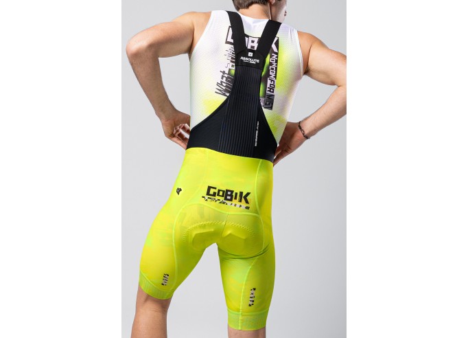 Dviratininko šortai ABSOLUTE PRINT MEN LIQUID LIME - K10 