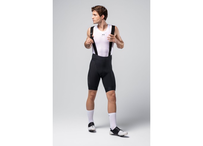 Bib shorts MATT COMPACT 2.0 men BLACK - K10 