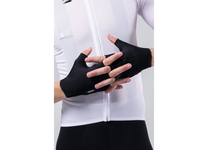 Short gloves VIPER SOLID unisex BLACK 