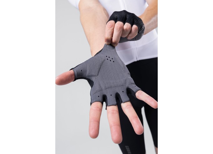 Short gloves VIPER SOLID unisex BLACK 