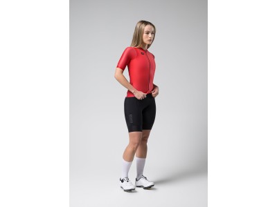 Dviratininko maikutė trumpomis rankovėmis ATTITUDE 2.0 WOMEN BARBERRY 